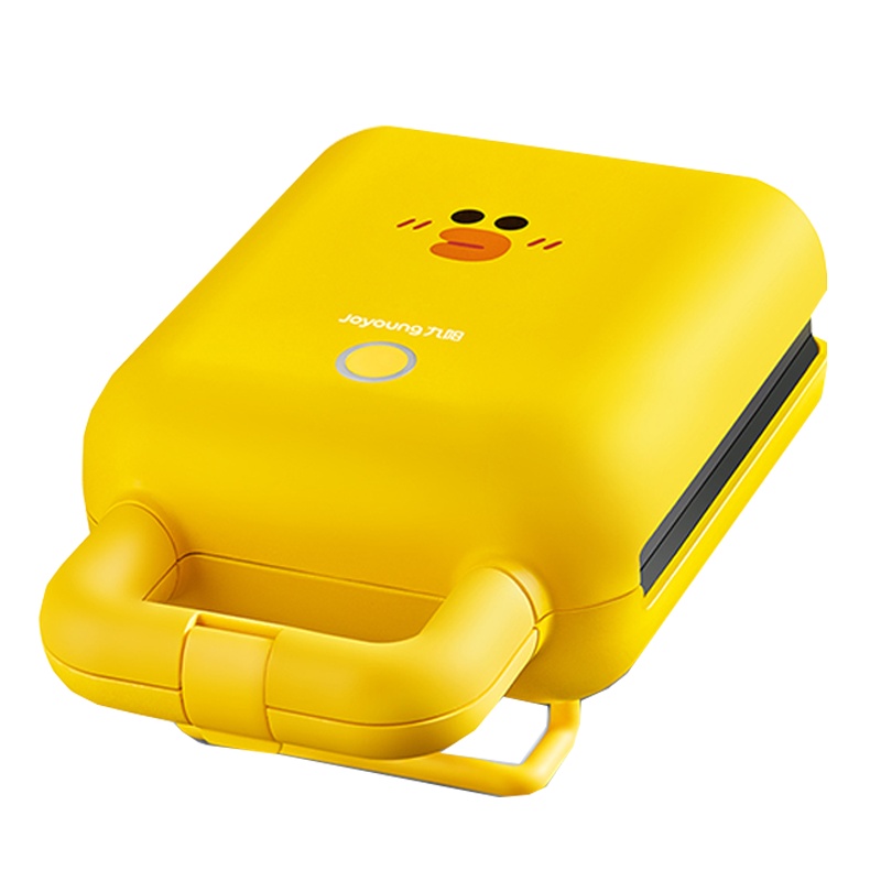 九阳(Joyoung)line华夫饼炉(三明治机)SK-T1SALLY(黄)云波速热 智能温控双套烤盘 三明治轻食早餐机