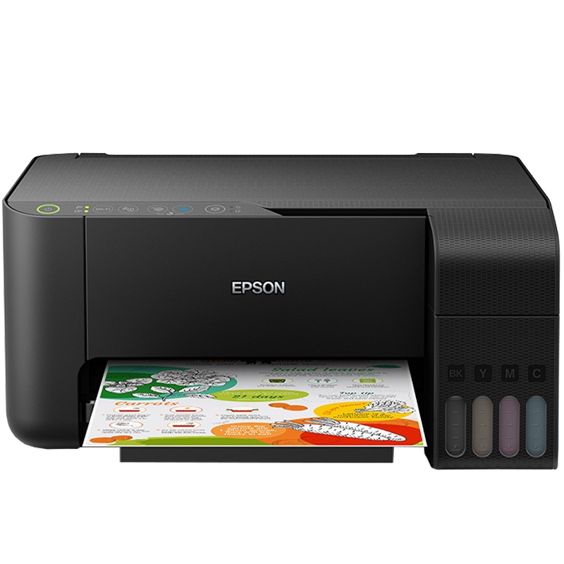 爱普生(EPSON)L3158 墨仓式彩色喷墨打印机 作业打印机 多功能一体机A4办公家用打印彩色喷墨 连供 照片打印 手机微信打印 无线打印机复印扫描 一体机 套餐一
