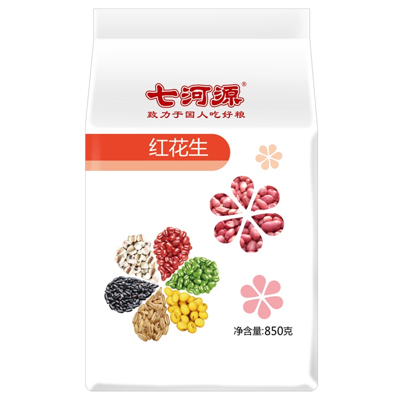 七河源 红花生850g 大真空