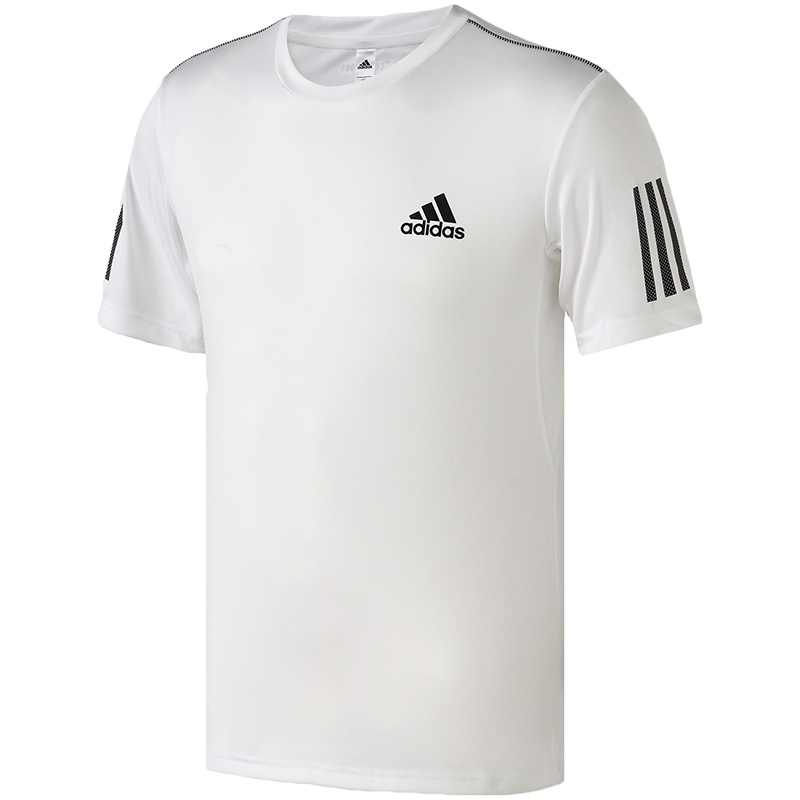 【自营】adidas男服短袖T恤网球climacool跑步健身运动服DU0859