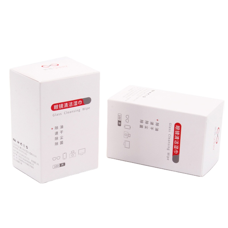 智企亿品 JH 眼镜布 擦镜纸 湿巾 一次性眼睛布 防雾可擦拭手机屏幕 清洁布纸