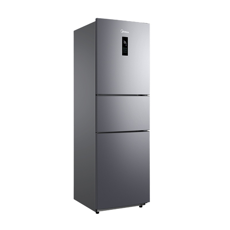 美的(Midea) 247升风冷无霜家用小冰箱三门节能低噪低音三温三控中门宽幅变温BCD-247WTM(E)