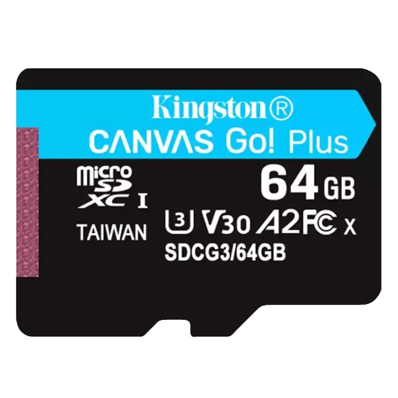 金士顿(Kingston)TF卡64GB U3 V30 A2 支持4K 读170MB/s写70MB/s手机存储卡内存卡