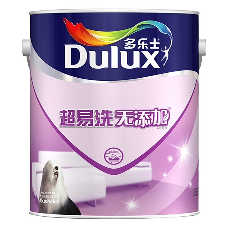 多乐士(Dulux) A663R1 超易洗无添加内墙乳胶漆油漆涂料 墙面修补漆电视背景墙漆