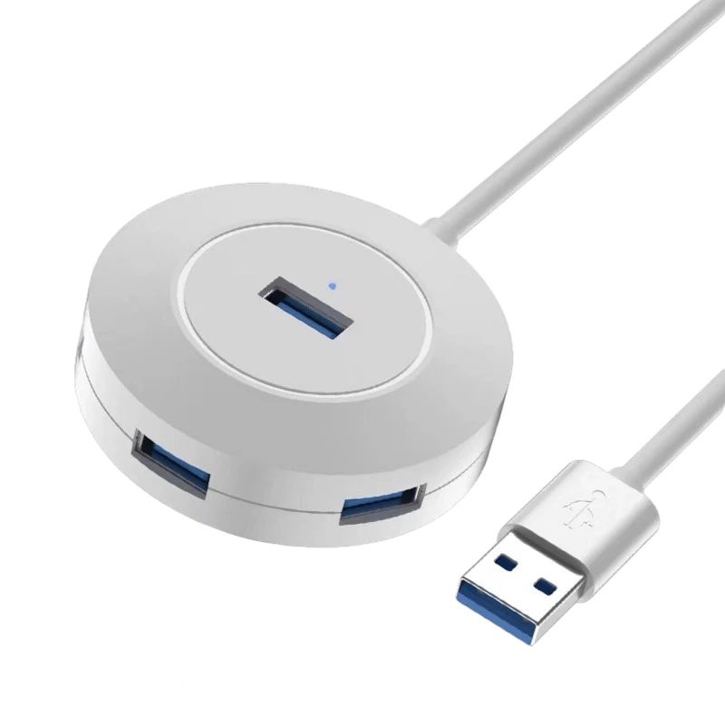 龙觇 usb分线器3.0扩展器转接头笔记本台式电脑HUB一拖四扩展坞