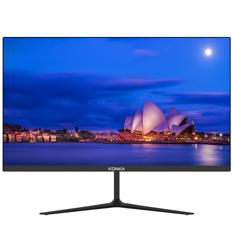 康佳(KONKA) 23.8英寸微边框显示器 滤蓝光不闪屏可壁挂 办公家用液晶电脑显示屏KM2419W
