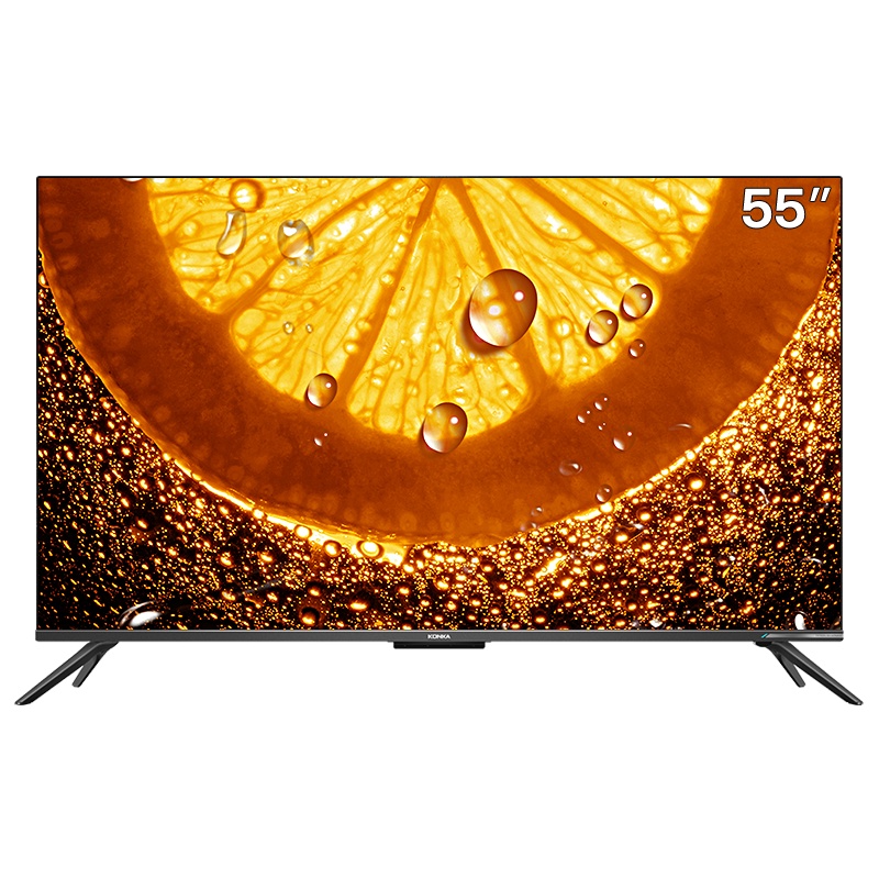 康佳智慧屏电视 55英寸 高端全面屏 64G大存储 一体超薄机身 4K超高清 智能网络教育 55G10U