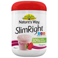 [健康享瘦]Nature's Way 澳萃维 SlimRight 覆盆子味奶昔 375克/罐 澳洲进口 膳食营养补充剂