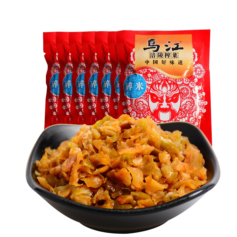 乌江 碎米榨菜 重庆特产涪陵80g*20袋开味佐餐下饭泡菜咸菜