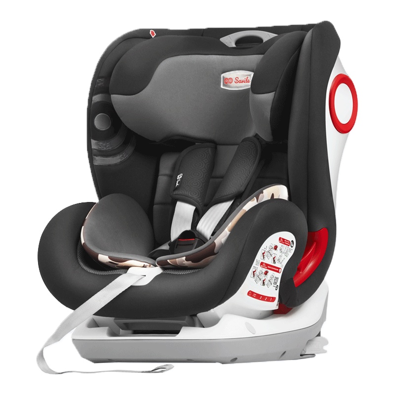 Savile猫头鹰卢娜ISOFIX儿童安全座椅9个月-12岁汽车用婴儿0宝宝汽车用婴儿宝宝车载简易