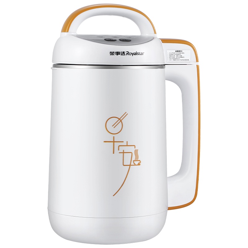 荣事达(Royalstar)豆浆机RD-808TA双层保温1.5升304材质无网研磨全钢机头全自动果蔬料理机