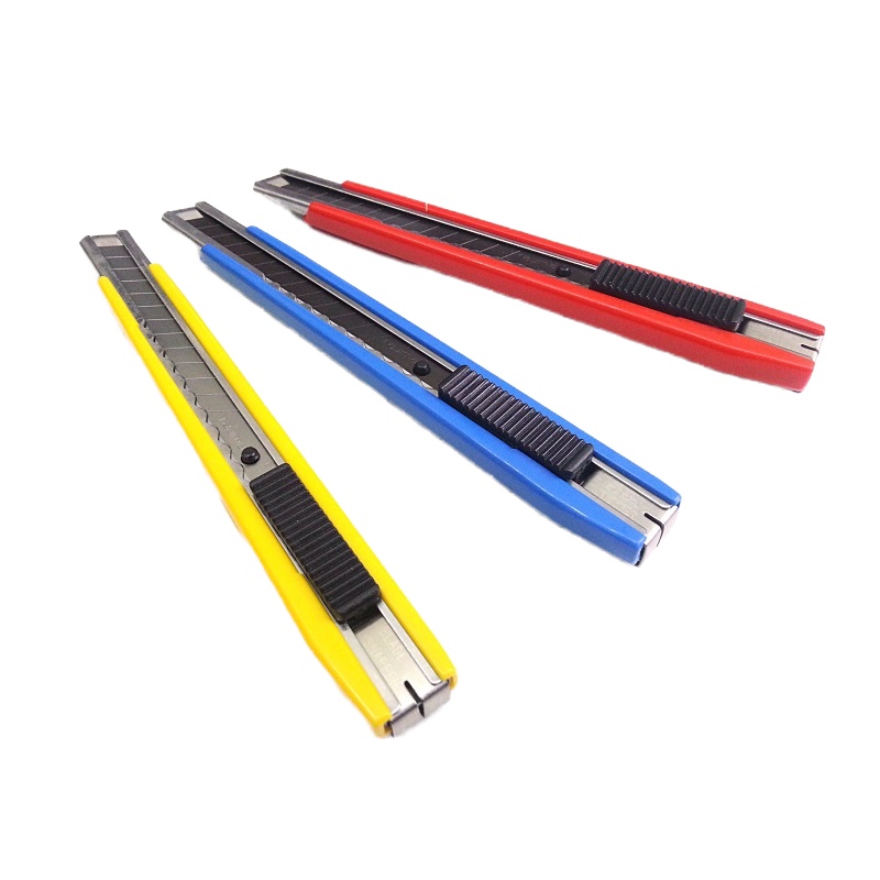 田岛LC303B小号美工刀 黑刃 小型刀 裁纸刀全金属