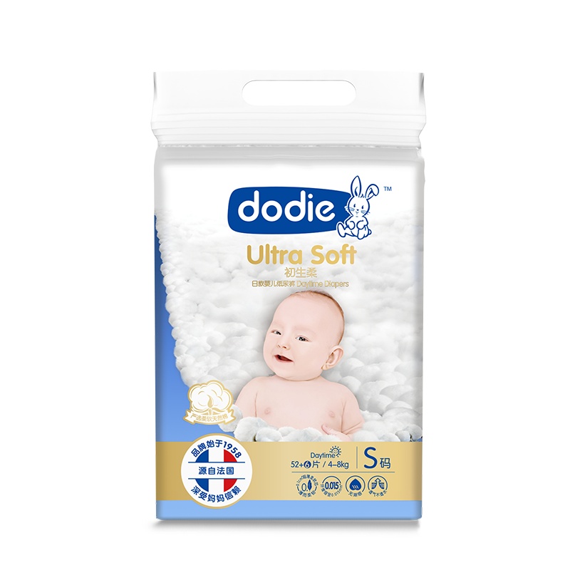 杜迪 Dodie亲薄柔护·日款婴儿纸尿裤(初生柔)S码