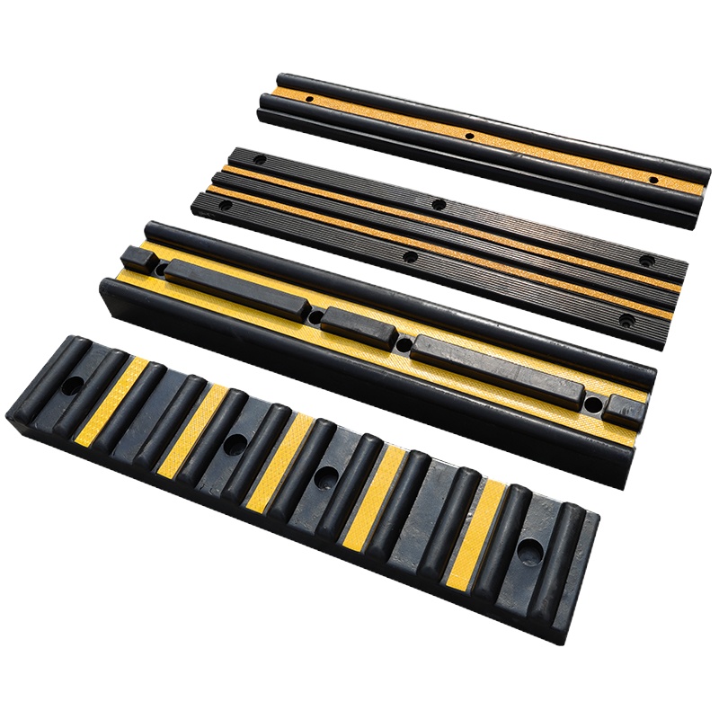 孔黄盖缓冲垫橡胶防撞条 1000*130*43mm@