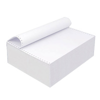 三元定制单联三等分打印纸(21孔/无裂线)70g/241-3