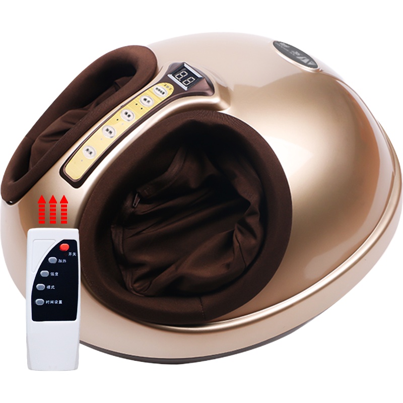 安尚足疗机脚底按摩器全自动无线遥控揉捏家用传导热疗法部气压按摩足部宝脚底按摩器温感热敷电脑式全方位全包裹气囊美足宝美足宝