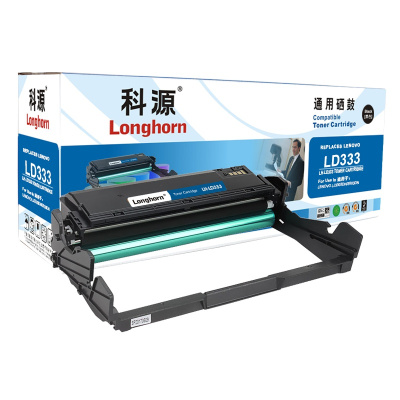 科源LH-LD333硒鼓黑色单支装适用联想LENOVO LJ3303DN LJ3803DN(LD333)打印页数3000
