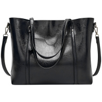 【顺丰配送】简约时尚托特包PU女包韩版百搭通勤手提包软皮单肩包大包包LB200466-1H