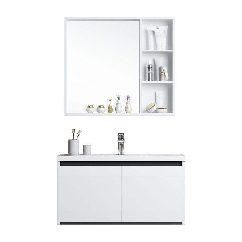 希箭HOROW浴室柜组合实木现代简约卫生间洗漱台卫浴洗手脸面盆镜柜【15天内发货】