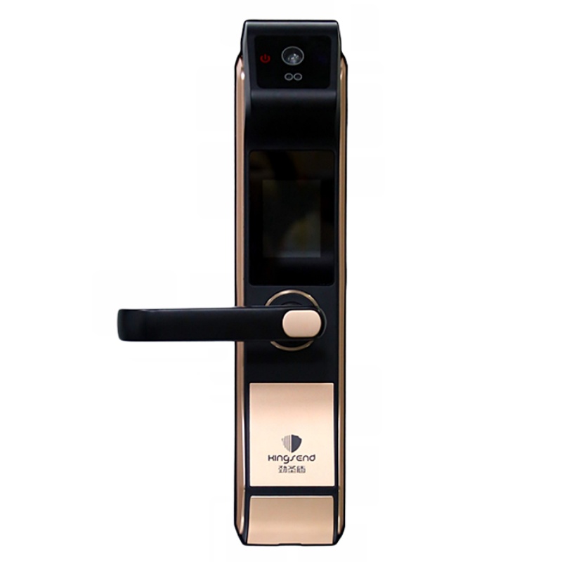 劲圣盾智能锁 人脸识别锁 掌静脉锁 全自动智能锁 指纹锁密码锁 防盗门锁 APP远程锁 电子锁磁卡锁 KSD619古铜色