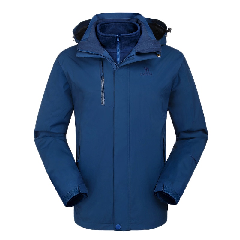 CAMEL骆驼户外冲锋衣男女三合一可拆卸春秋潮牌韩国防风放水西藏登山服