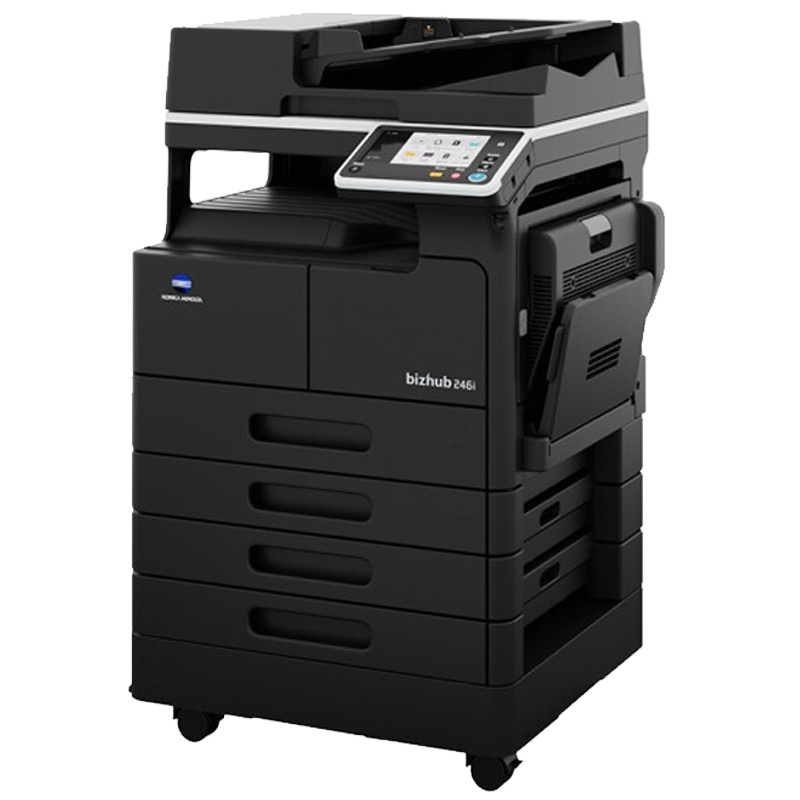 柯尼卡美能达bizhub246i A3黑白复印机 多功能复合机(打印 复印 扫描)办公商用 官方标配