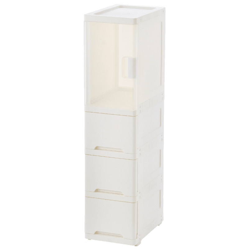 美帮汇15cm夹缝收纳柜厨房抽屉式冰箱窄边柜卫生间夹缝柜卧室缝隙置物架