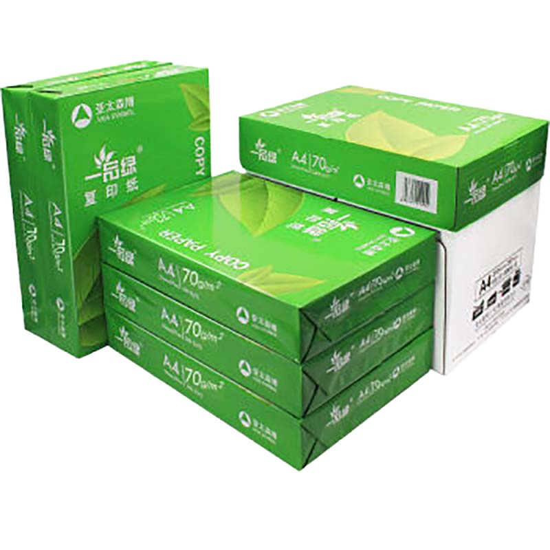 一品绿 A4复印纸80克 500张/包 8包/箱 HB
