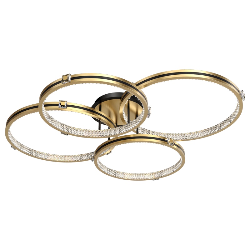 惜光者钻石设计吸顶灯客厅餐厅卧室灯拉丝灯体无极调光轻奢大气简约百搭3057