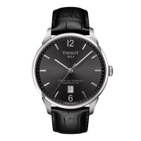 天梭(TISSOT)杜鲁尔系列自动机械时尚商务休闲皮带男士手表T099.407.16.447.00