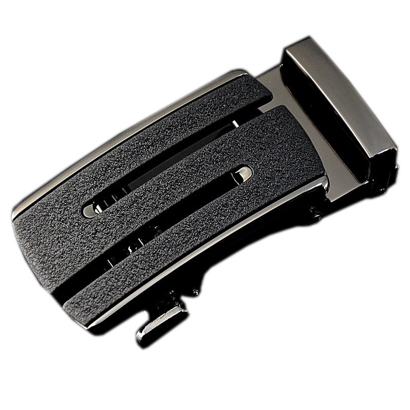 皮带头 红品HONGPIN男士自动扣磨砂皮带头 商务百搭时尚腰带扣头 男款式青年锌合金皮带配件 配3.5cm宽皮带带身