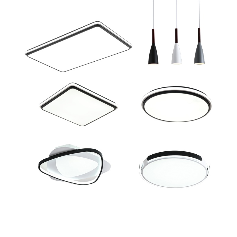 四季沐歌套餐现代简约LED客厅吊灯北欧灯具全屋套装组合三室两厅