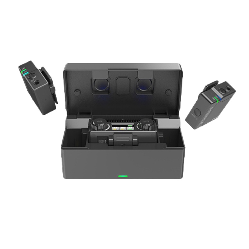 MOMA/猛玛Lark150无线领夹式麦克风单反相机收音话筒VLOG专业录音直播采访胸麦迷你一拖二小蜜蜂降噪麦猛犸