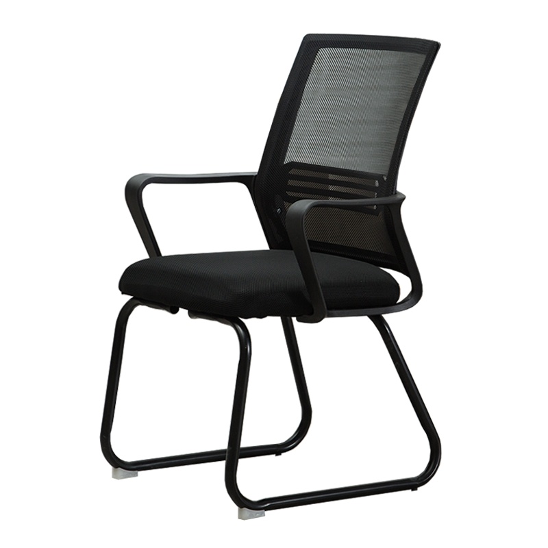 全简办公椅家用电脑椅会议网布椅职员椅黑色