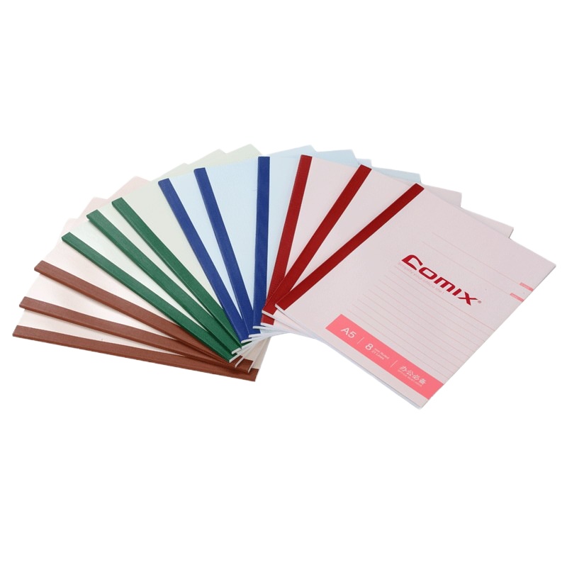 齐心 C4502 软面抄笔记本子无线装订本 A5 30张12本装 配色 (单位:套)