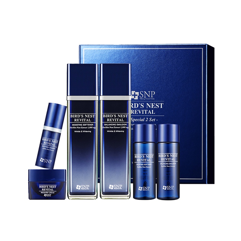 SNP爱神菲燕窝焕肤2件套装护理套装 130ml+130ml 品牌直供