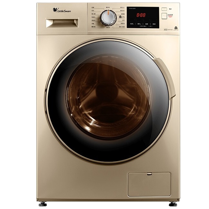 小天鹅(LittleSwan)10公斤kg 滚筒洗衣机小天鹅全自动洗衣机 变频家用桶自洁上排水 TG100V22DG