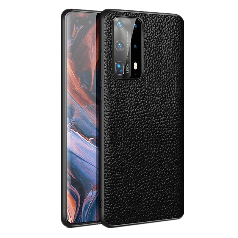 【送钢化膜】高铭宣华为p40pro+手机壳真皮套华曲面屏限量版p40智能翻盖皮质高档商务5g潮男por全包防摔视窗女款