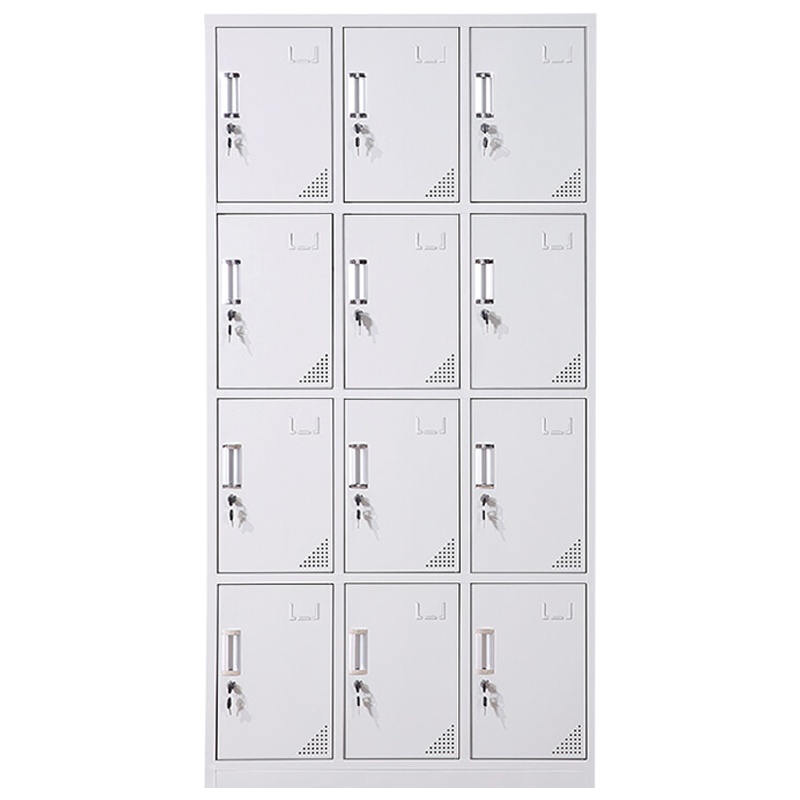 创世人 加厚12门铁皮更衣柜 员工储物柜 多门储物柜 存包柜鞋柜 浴室带锁更衣柜 其他金属更衣柜多功能