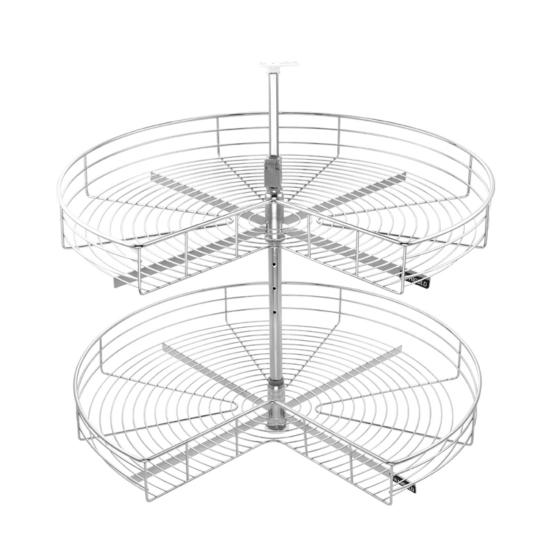 HIGOLD/悍高 时尚拉篮系列270度转角厨柜碗碟线篮厨房旋转拉篮