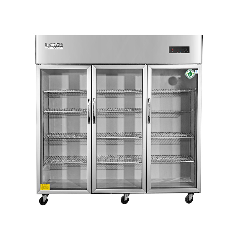 五洲伯乐(WUZHOUBOLE)CF-1800A厨房冰箱 1300升六门厨房柜立式冷柜 双温保鲜冷藏冷冻柜商用点菜柜冰柜