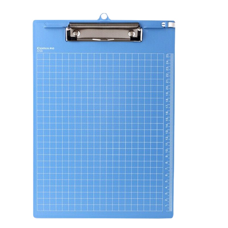 齐心(COMIX)A724书式板夹A4竖式 文件夹发票夹2个包装