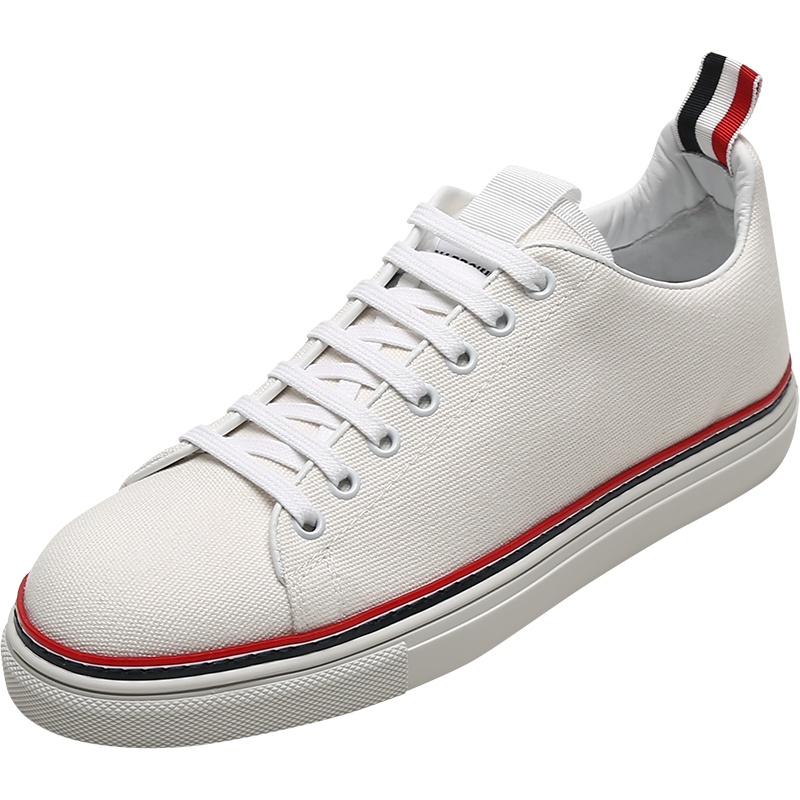 汤姆·布朗 THOM BROWNE 男士织物系带休闲鞋帆布鞋板鞋MFD219A 01588