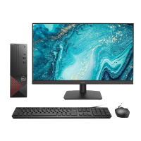 戴尔(DELL)成就3681 带23.8英寸显示器小机箱高性能娱乐办公家用台式电脑整机 (酷睿i5-10400 8G内存 1T机械 集显 win10)定制
