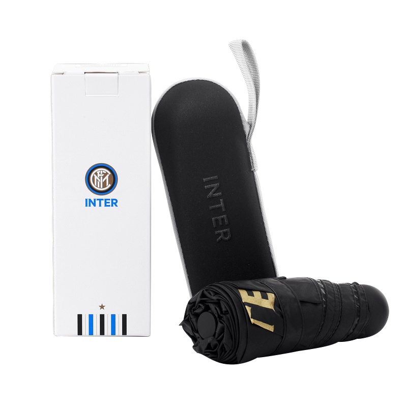 国际米兰俱乐部官方新品胶囊伞迷你超轻晴雨两用太阳伞防晒伞雨伞折叠女