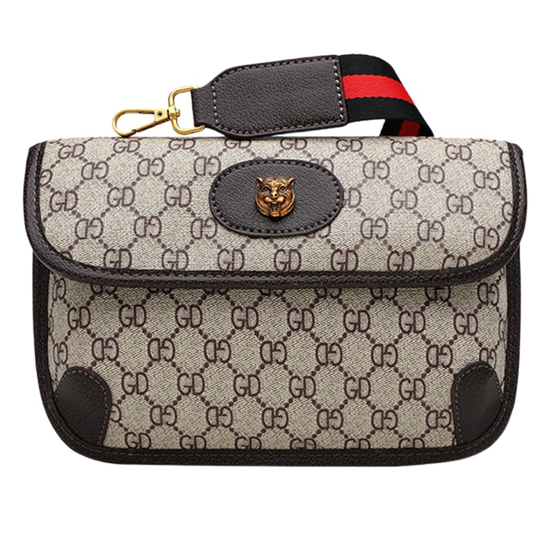 胸包斜挎包女2019新款秋冬个性百搭欧美时尚宽肩带扁平信封包单肩包包女复古印花小包