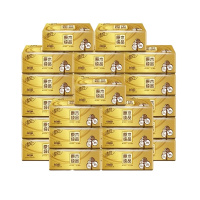 清风 抽纸 原木金装系列 3层130抽24包软抽纸巾