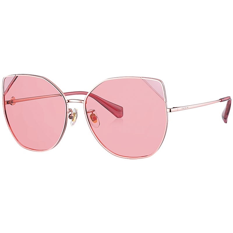 派丽蒙明星同款防紫外线墨镜女镂空猫眼个性大框圆脸太阳镜新款潮73550
