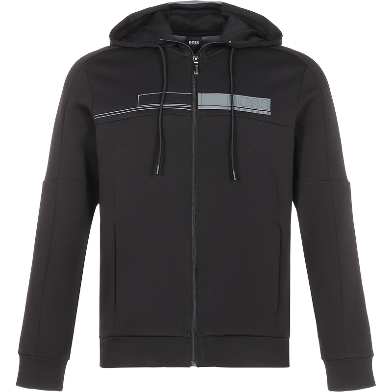 HUGO BOSS 雨果博斯 男士 棉/涤纶连帽拉链运动衫外套上衣 50441233