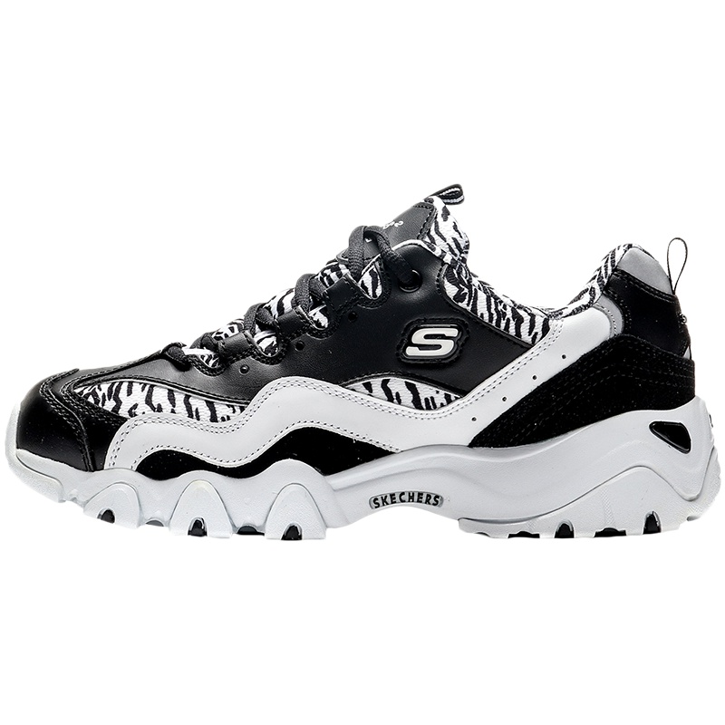 斯凯奇女鞋熊猫鞋SNH48同款撞色复古休闲运动鞋99999672